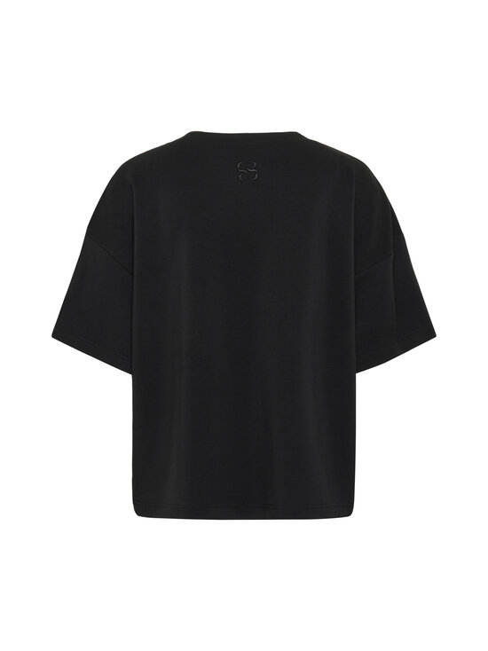 MY ESSENTIAL WARDROBE - HelleMW Embroidery Boxy T-krekls - 100 BLACK | Stockmann - photo 2