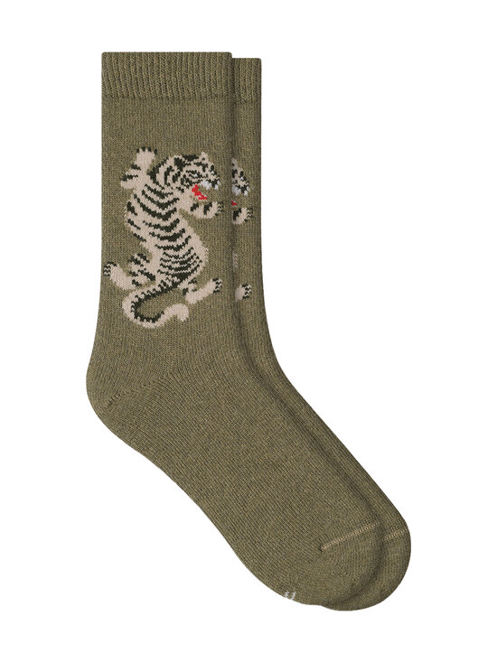 Bleuforêt - Cashmere With Tiger Pattern -sukat - AJ8 / KAKI | Stockmann - photo 1