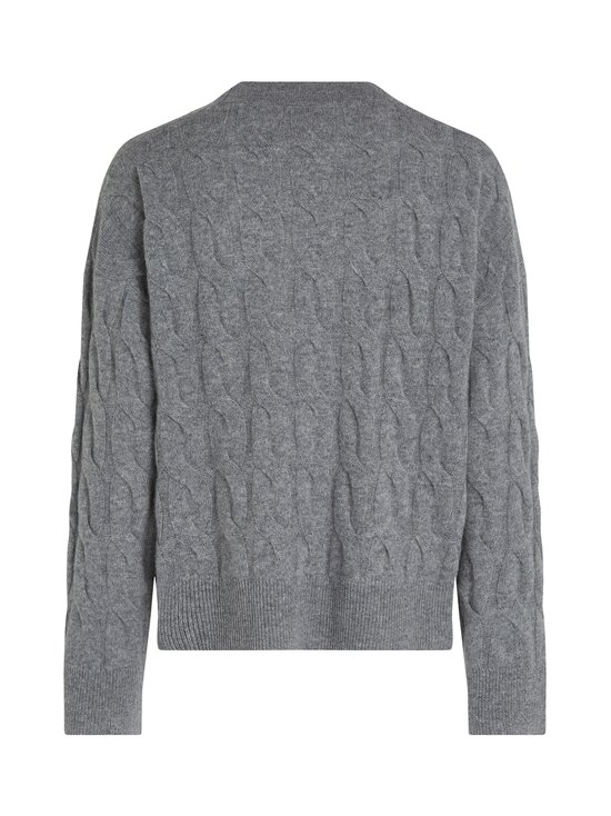 Tommy Hilfiger - Palmikkoes kardigan Soft Wool - PJ8 MEDIUM HEATHER GREY - photo 2 Tommy Hilfiger - Palmikkoes kardigan Soft Wool - PJ8 MEDIUM HEATHER GREY | Stockmann - photo 2