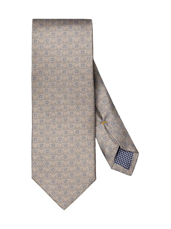 Eton - Chain Print -silkkisolmio - 34 BEIGE | Stockmann - photo 1