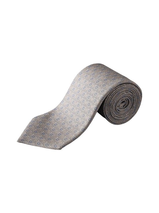 Eton - Chain Print -silkkisolmio - 34 BEIGE | Stockmann - photo 2