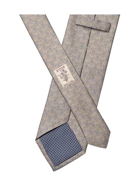 Eton - Chain Print -silkkisolmio - 34 BEIGE | Stockmann - photo 3