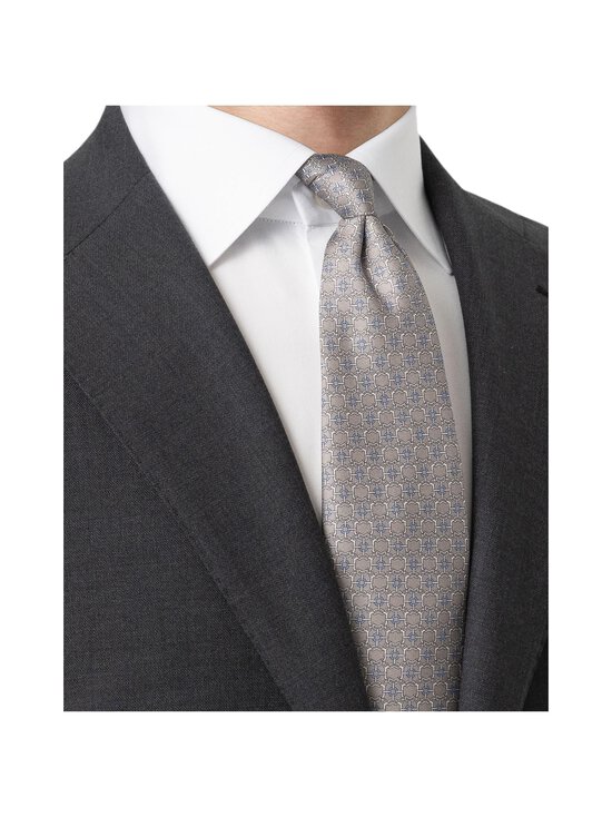 Eton - Chain Print -silkkisolmio - 34 BEIGE | Stockmann - photo 5