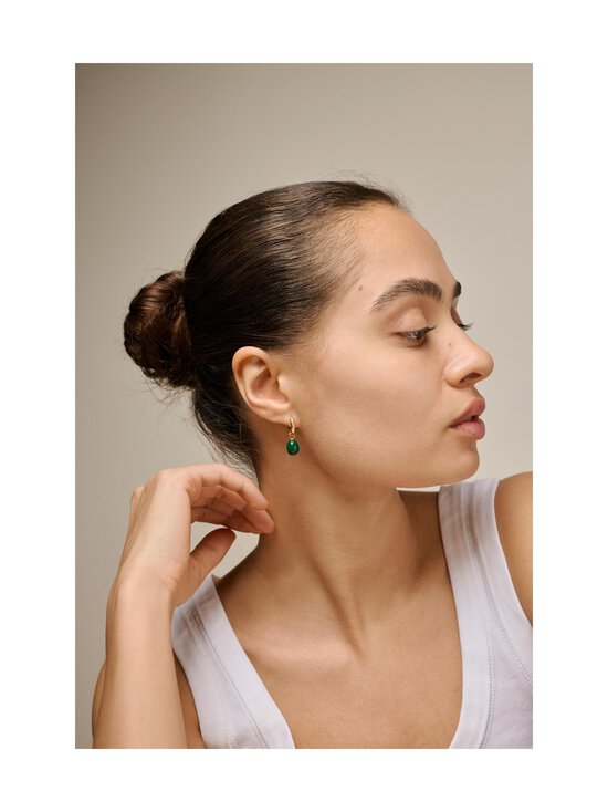 ENAMEL Copenhagen - Hoops Significant Enamel -korvakorut - PETROL GREEN - photo 2 ENAMEL Copenhagen - Hoops Significant Enamel -korvakorut - PETROL GREEN | Stockmann - photo 2