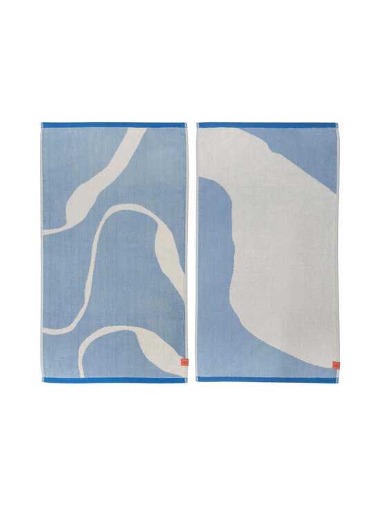 Mette Ditmer Denmark - Nova Arte viesu dvieļi 40 x 55 cm, 2 gab. - 70 LIGHT BLUE / OFF-WHITE | Stockmann - photo 1