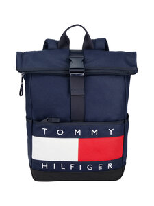 Tommy Hilfiger - Heritage Flag Rolltop -reppu - DW6 SPACE BLUE | Stockmann