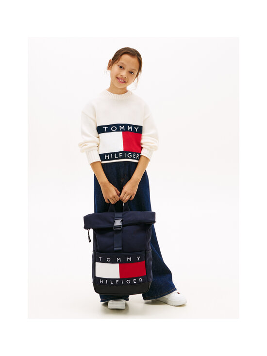 Tommy Hilfiger - Heritage Flag Rolltop -reppu - DW6 SPACE BLUE | Stockmann - photo 5
