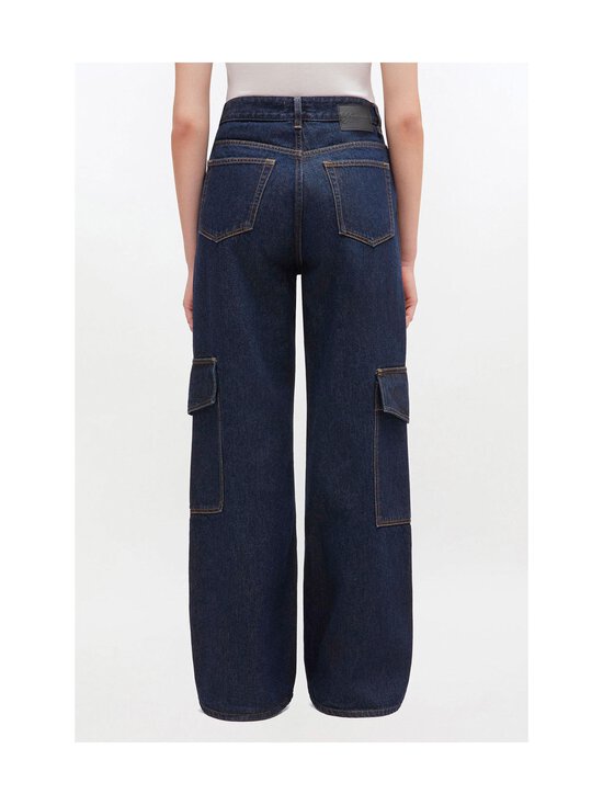 Ganni - Tweed Denim Baggy -farkut - 077 RINSE | Stockmann - photo 2