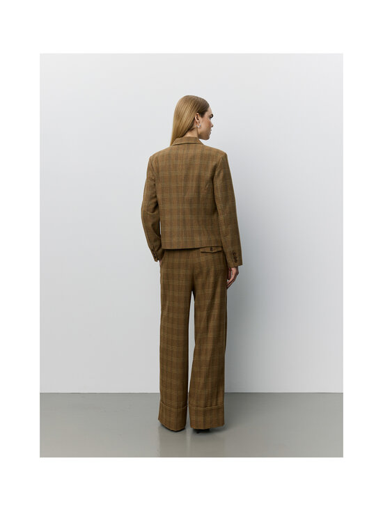 Sofie Schnoor - Rosanasw Wide -housut - 9143 MAPLE BROWN CHECK | Stockmann - photo 7