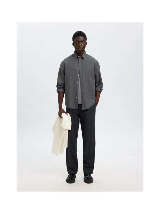 Selected - SlhRegNoah Brushed -paita - GRAY FLANNEL DETAIL:TWISTED - BLACK - photo 5 Selected - SlhRegNoah Brushed -paita - GRAY FLANNEL DETAIL:TWISTED - BLACK | Stockmann - photo 5