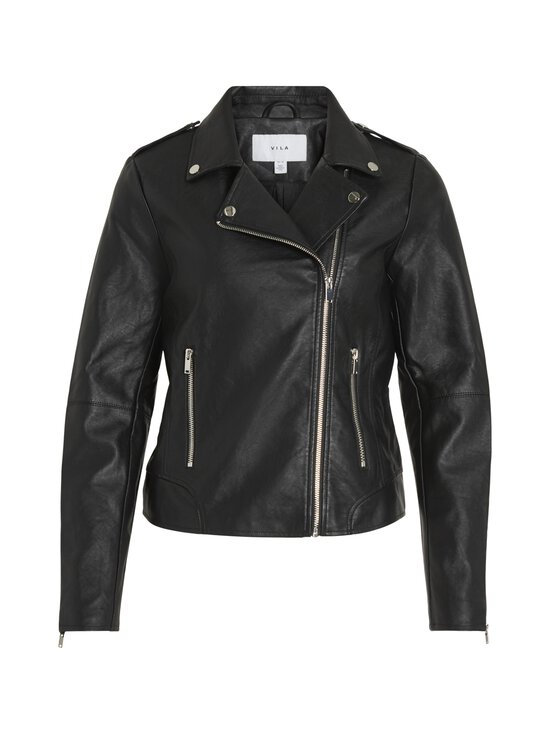 Vila - ViCara mākslīgās ādas jaka - BLACK (MUSTA) | Stockmann - photo 1