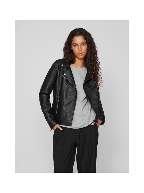 Vila - ViCara mākslīgās ādas jaka - BLACK (MUSTA) | Stockmann - photo 3