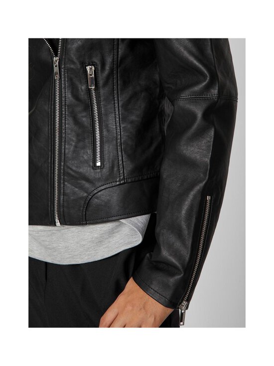 Vila - ViCara mākslīgās ādas jaka - BLACK (MUSTA) | Stockmann - photo 8
