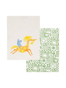 Moomin Arabia - Köögirätik Juhla Muumi, 2 tk - GREEN | Stockmann