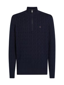 Tommy Hilfiger - Classic Cotton -palmikkoneuletakki - DW5 DESERT SKY | Stockmann