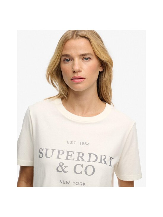 Superdry - Luxe Casual Relaxed t-paita - 22C CREAM | Stockmann - photo 3