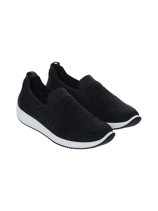 ara - Lissabon 3.0 Slip On -nahkasneakerit, G-lesti - 10 SCHWARZ | Stockmann - photo 5