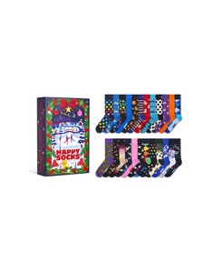 Happy Socks - Socks Gift Set -adventtikalenteri 24-pack - 6500 NAVY | Stockmann
