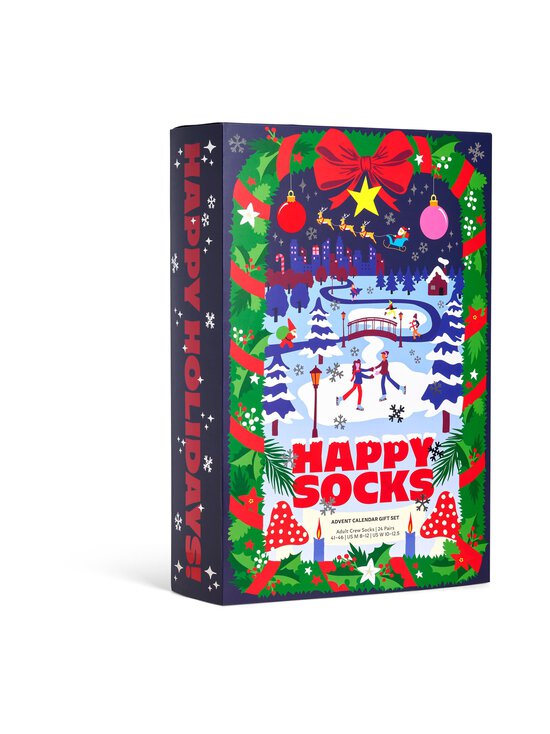 Happy Socks - Socks Gift Set -adventtikalenteri 24-pack - 6500 NAVY | Stockmann - photo 4