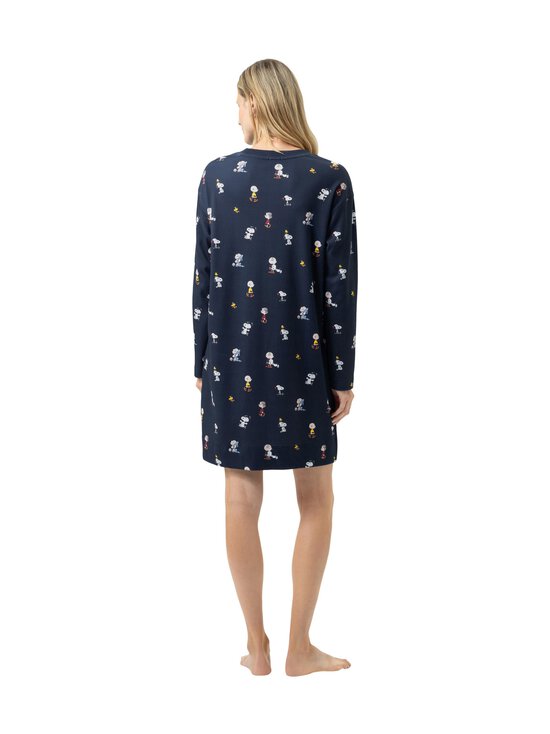 Mey - Peanuts x Mey  -yöpaita - YACHT BLUE 668 | Stockmann - photo 3