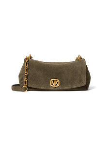 Michael Michael Kors - Bryant Small Turnlock Canvas Chain plecu soma - 282 LODEN | Stockmann