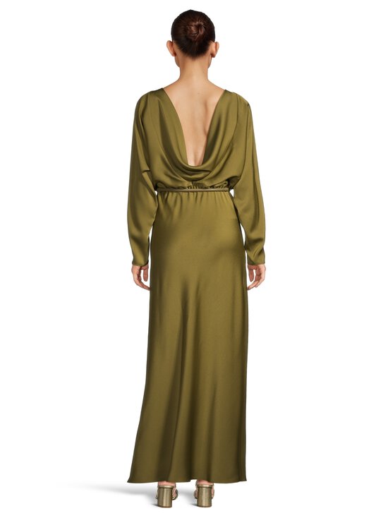 Max Mara Studio - MSepentola-satiinimekko - 002 KAKI | Stockmann - photo 3