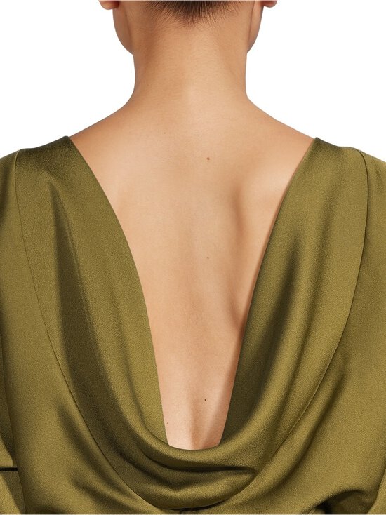 Max Mara Studio - MSepentola-satiinimekko - 002 KAKI | Stockmann - photo 5