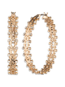 Marchesa - Hoop-korvarenkaat - GLD/ CRY | Stockmann
