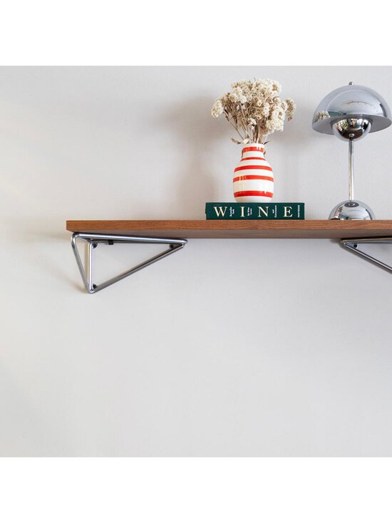 Maze - Pythagoras XL -hyllynkannattimet 2 kpl kromi - GREY | Stockmann - photo 3