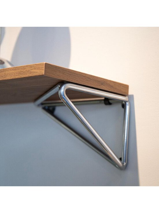 Maze - Pythagoras XL -hyllynkannattimet 2 kpl kromi - GREY | Stockmann - photo 4