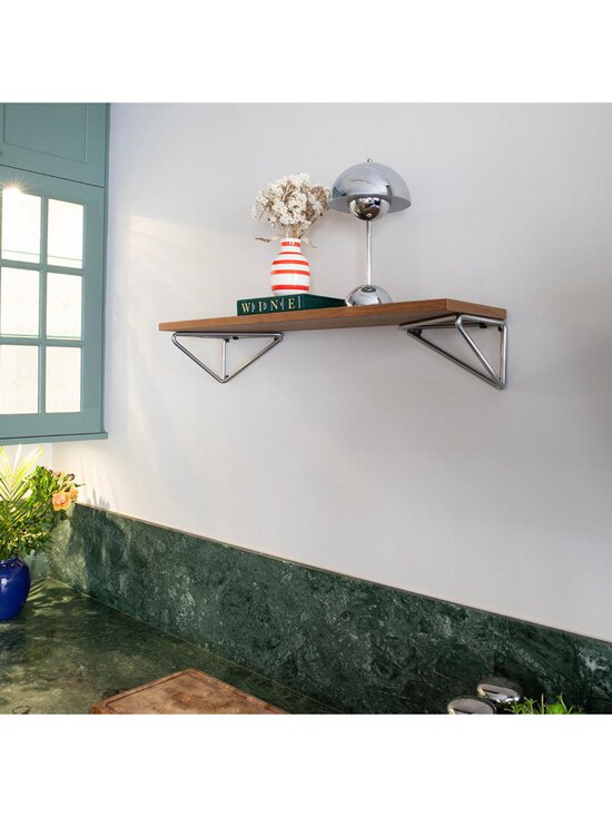 Maze - Pythagoras XL -hyllynkannattimet 2 kpl kromi - GREY | Stockmann - photo 7