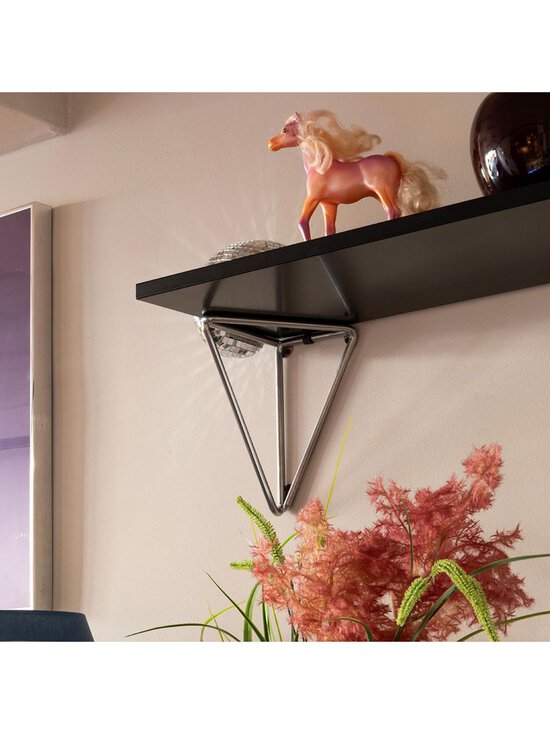 Maze - Pythagoras XL -hyllynkannattimet 2 kpl kromi - GREY | Stockmann - photo 13