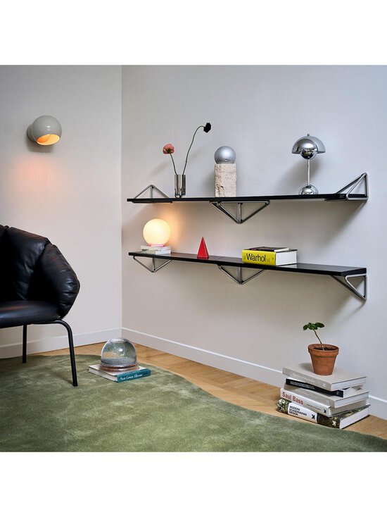 Maze - Pythagoras XL -hyllynkannattimet 2 kpl kromi - GREY | Stockmann - photo 9