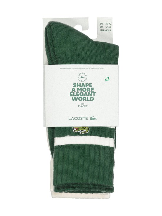 Lacoste - Logo zeķes - GREEN/FLOUR | Stockmann - photo 3