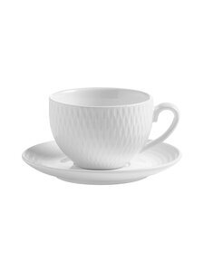 Maxwell&Williams - Diamonds- posliinikuppi ja pikkulautanen - WHITE Maxwell&Williams - Diamonds- posliinikuppi ja pikkulautanen - WHITE | Stockmann