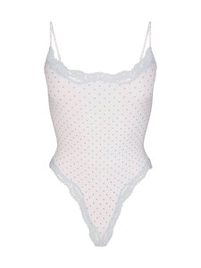 SKIMS - Fits Everybody Lace Cami -body - SLATE PIN DOT PRINT | Stockmann