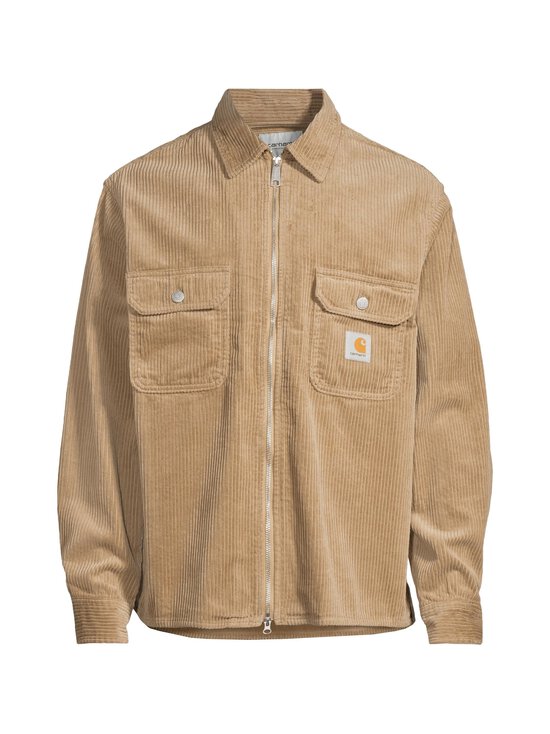Carhartt WIP - Reynold Jac -vakosamettikauluspaita - 8Y02 LEATHER /RINSED | Stockmann - photo 1