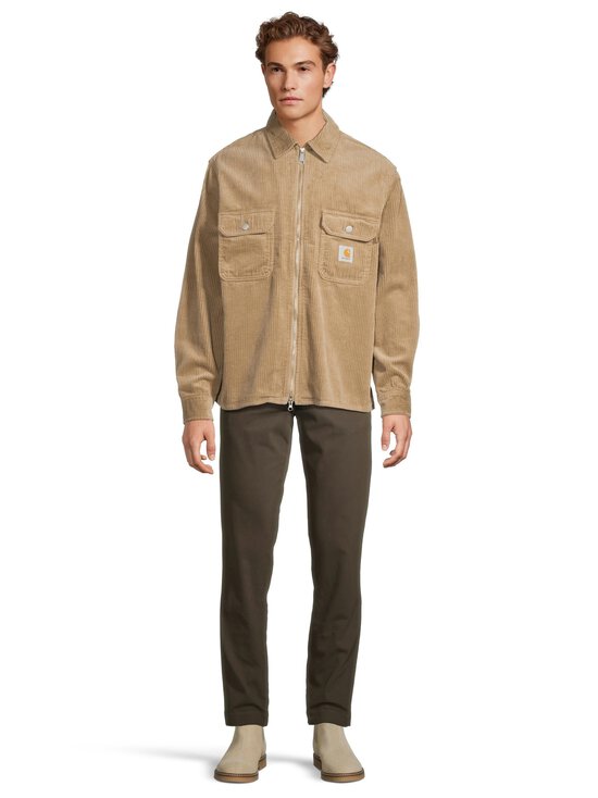 Carhartt WIP - Reynold Jac -vakosamettikauluspaita - 8Y02 LEATHER /RINSED | Stockmann - photo 2