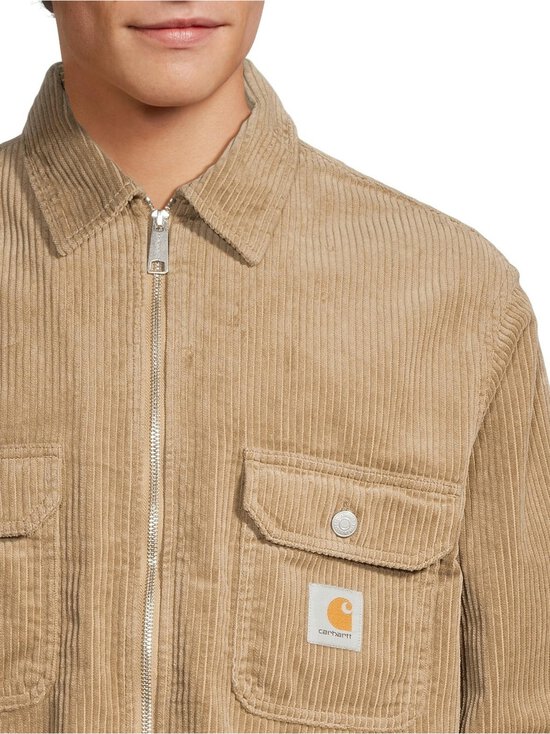 Carhartt WIP - Reynold Jac -vakosamettikauluspaita - 8Y02 LEATHER /RINSED | Stockmann - photo 4