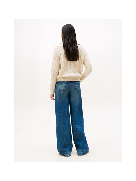 Tommy Hilfiger - Palmikkoes kudum Soft Wool 1/2 Zip - ADK HEATHER OATMILK | Stockmann - photo 2