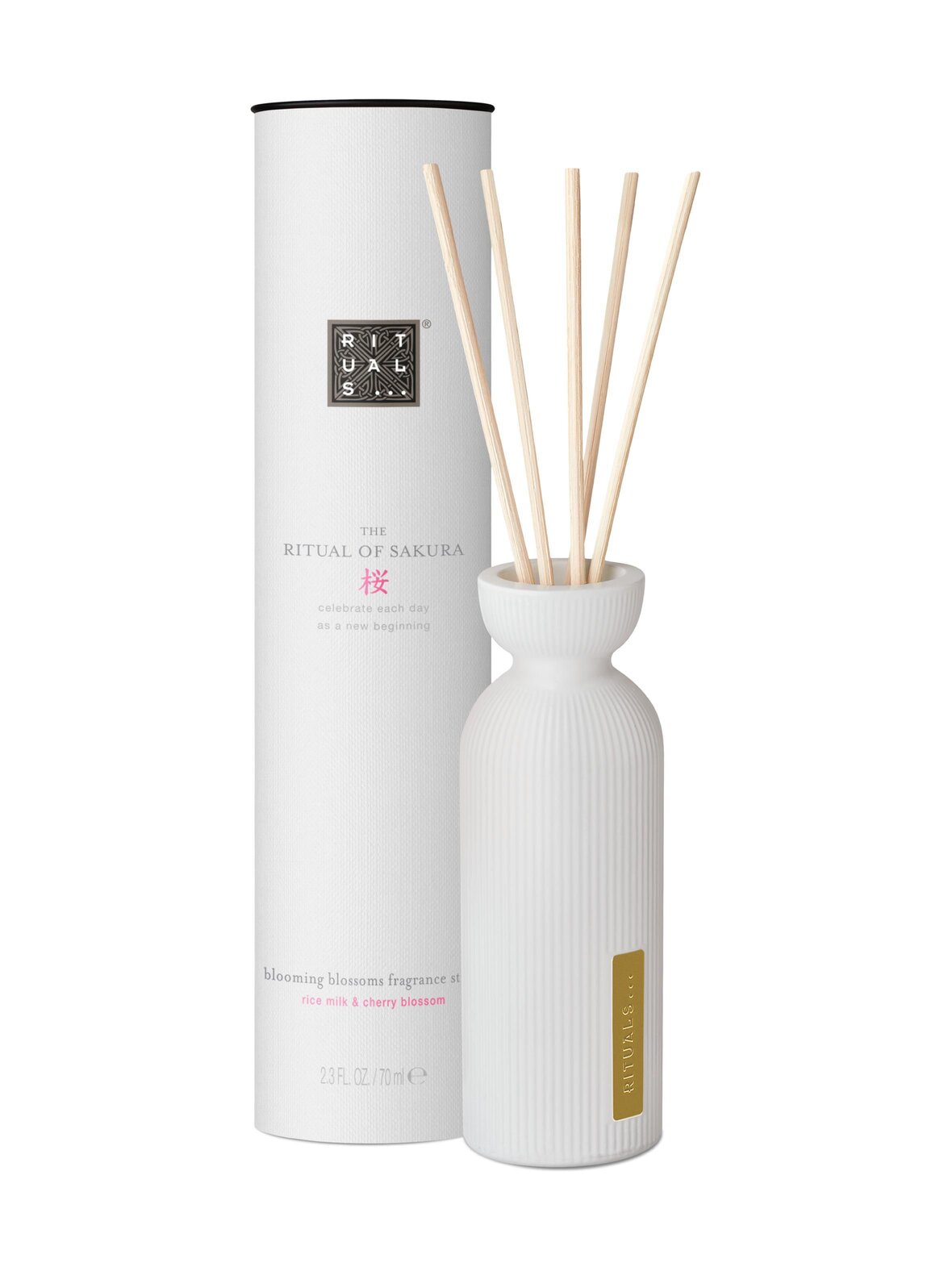 The Ritual of Sakura Mini Fragrance Sticks -huonetuoksu 70 ml