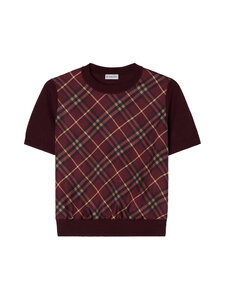 Burberry - Sandrina Silk -neulepaita - C5335 VINEYARD RED | Stockmann