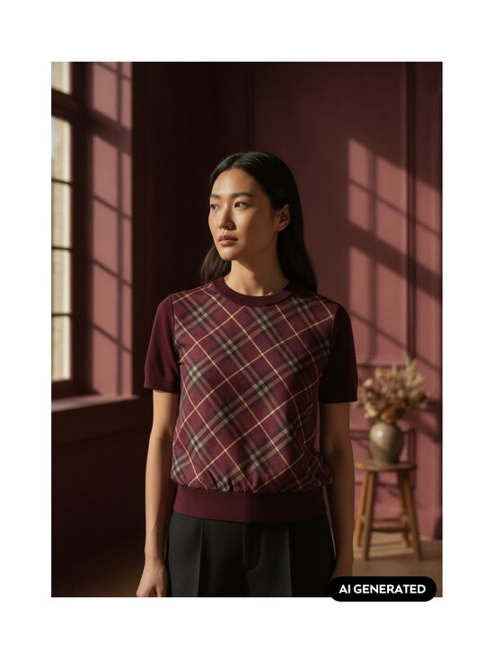 Burberry - Sandrina Silk -neulepaita - C5335 VINEYARD RED | Stockmann - photo 6