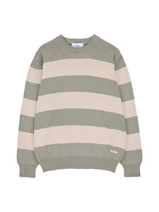 Makia - Orson-neule - 734 GREEN - OFF WHITE | Stockmann