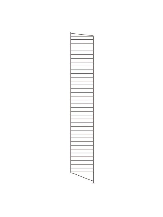 String Furniture - String-lattiasivupaneeli tummanruskea 200 x 30 cm - BROWN | Stockmann - photo 1