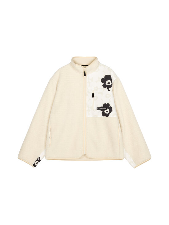 Marimekko - Vaellus Mini Unikko Kioski -fleecetakki - 119 OFF WHITE, WHITE, BLACK | Stockmann - photo 1