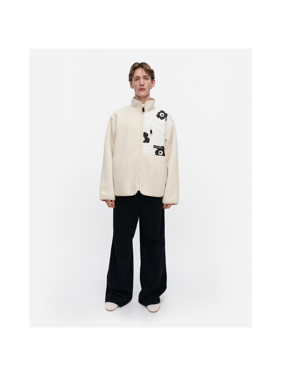 Marimekko - Vaellus Mini Unikko Kioski -fleecetakki - 119 OFF WHITE, WHITE, BLACK | Stockmann - photo 3