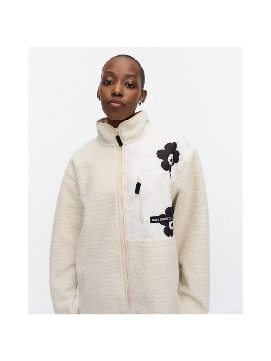 Marimekko - Vaellus Mini Unikko Kioski -fleecetakki - 119 OFF WHITE, WHITE, BLACK | Stockmann - photo 8