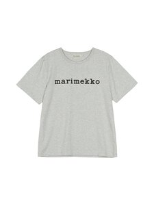 Marimekko - Vihne Logo Kioski t-paita - 119 GREY MELANGE, BLACK Marimekko - Vihne Logo Kioski t-paita - 119 GREY MELANGE, BLACK | Stockmann