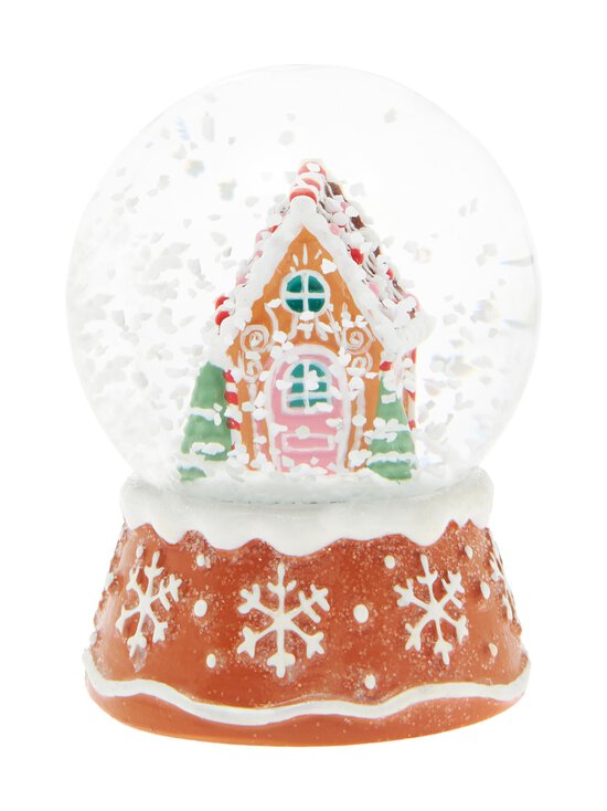 Casa Stockmann - Gingerbread house snowglobe -joulukoriste - CLEAR | Stockmann - photo 1
